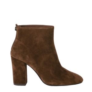 ASH | Joy Suede Ankle Booties in Russet